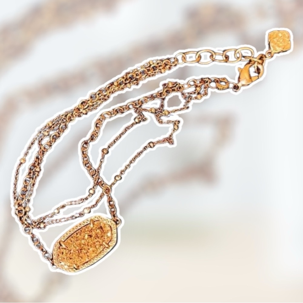 Kendra Scott Elaina Druzy Multi-Strand Bracelet